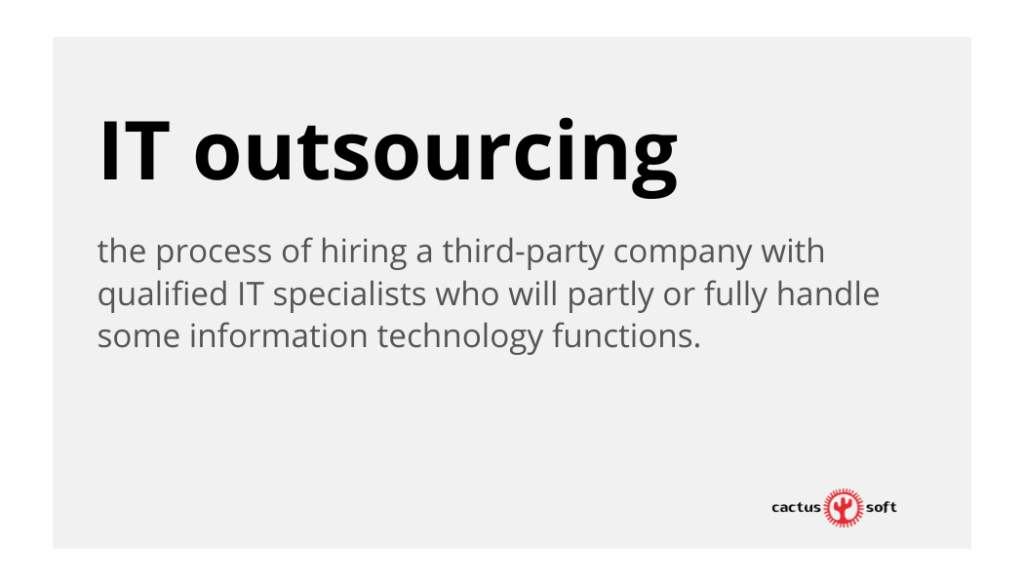externalización de it qué es