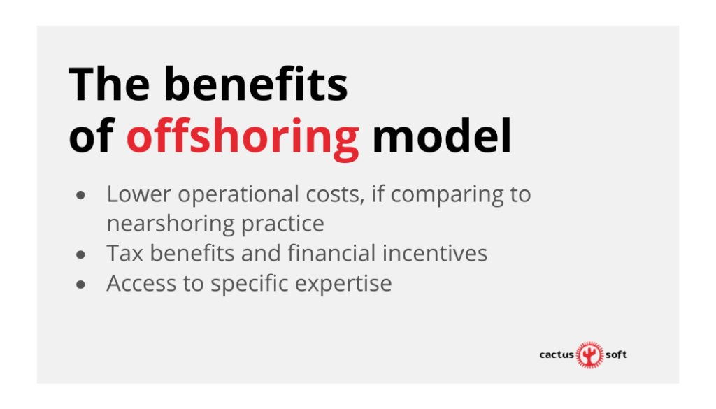 los beneficios del offshoring